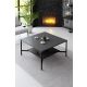 HANAH HOME Sto za dnevnu sobu Black Line Anthracite Black 1 - 182033-1