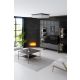 HANAH HOME Sto za dnevnu sobu Gold Line Anthracite Black - 182037