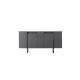 HANAH HOME Set nameštaja za dnevnu sobu Luxe, antracit/crna - 618BLY1181