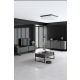HANAH HOME Set nameštaja za dnevnu sobu Luxe, antracit/crna - 618BLY1181