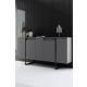 HANAH HOME Set nameštaja za dnevnu sobu Luxe, antracit/crna - 618BLY1181