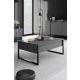 HANAH HOME Set nameštaja za dnevnu sobu Luxe, antracit/crna - 618BLY1181