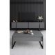 HANAH HOME Set nameštaja za dnevnu sobu Luxe, antracit/crna - 618BLY1181