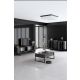 HANAH HOME Set nameštaja za dnevnu sobu Luxe, antracit/crna - 618BLY1181