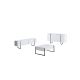 HANAH HOME Set nameštaja za dnevnu sobu Luxe, bela/crna - 618BLY1182