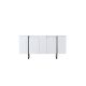 HANAH HOME Set nameštaja za dnevnu sobu Luxe, bela/crna - 618BLY1182