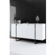 HANAH HOME Set nameštaja za dnevnu sobu Luxe, bela/crna - 618BLY1182