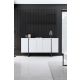 HANAH HOME Set nameštaja za dnevnu sobu Luxe, bela/crna - 618BLY1182