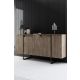 HANAH HOME Set nameštaja za dnevnu sobu Luxe, braon/crna - 618BLY1183