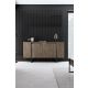 HANAH HOME Set nameštaja za dnevnu sobu Luxe, braon/crna - 618BLY1183
