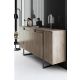 HANAH HOME Set nameštaja za dnevnu sobu Luxe, braon/crna - 618BLY1183