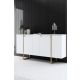 HANAH HOME Set nameštaja za dnevnu sobu Luxe, bela/zlatna - 618BLY1185