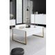 HANAH HOME Set nameštaja za dnevnu sobu Luxe, bela/zlatna - 618BLY1185