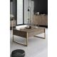 HANAH HOME Set nameštaja za dnevnu sobu Luxe, braon/zlatna - 618BLY1186