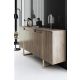 HANAH HOME Set nameštaja za dnevnu sobu Luxe, braon/zlatna - 618BLY1186