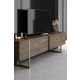 HANAH HOME Set nameštaja za dnevnu sobu Luxe, braon/zlatna - 618BLY1186