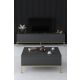 HANAH HOME TV komoda Lord, antracit/zlatna - 618BLY1187