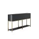 HANAH HOME Komoda Lord, antracit/zlatna - 618BLY1188