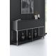 HANAH HOME Komoda Lord, antracit/srebrna - 618BLY1192