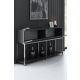 HANAH HOME Komoda Lord, antracit/srebrna - 618BLY1192