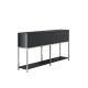 HANAH HOME Komoda Lord, antracit/srebrna - 618BLY1192