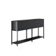 HANAH HOME Komoda Lord, antracit/crna - 618BLY1196