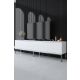 HANAH HOME TV komoda Lord, bela/siva - 618BLY1204