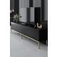 HANAH HOME TV komoda Lord, crna/zlatna - 618BLY1212