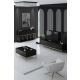 HANAH HOME Set nameštaja za dnevnu sobu Lord, crna/zlatna - 618BLY1215