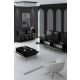 HANAH HOME Set nameštaja za dnevnu sobu Lord, crna/zlatna - 618BLY1215