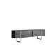 HANAH HOME TV komoda Luxe, antracit/siva - 618BLY1250