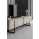 HANAH HOME TV komoda Luxe, crna/mermer - 618BLY1253