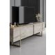 HANAH HOME TV komoda Luxe, zlatna/mermer - 618BLY1254