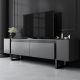 HANAH HOME TV komoda Yildiz, antracit/crna - 618BLY1275