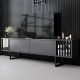 HANAH HOME TV komoda Chrome Line, antracit/crna - EP3057914