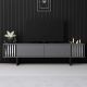 HANAH HOME TV komoda Chrome Line, antracit/crna - EP3057914