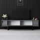 HANAH HOME TV komoda Chrome Line, antracit/crna - EP3057914