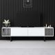 HANAH HOME TV komoda Chrome Line, bela/crna - EP3057917