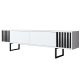 HANAH HOME TV komoda Chrome Line, bela/crna - EP3057917