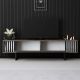 HANAH HOME TV komoda Chrome Line, braon/crna - EP3057920