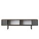 HANAH HOME TV komoda Chrome Line, braon/crna - EP3057920