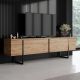 HANAH HOME TV komoda Luxe, braon/crna - EP3057926