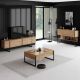 HANAH HOME TV komoda Luxe, braon/crna - EP3057926