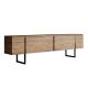 HANAH HOME TV komoda Luxe, braon/crna - EP3057926