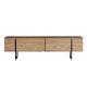 HANAH HOME TV komoda Luxe, braon/crna - EP3057926