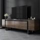 HANAH HOME TV komoda Yildiz, braon/crna - EP3057929