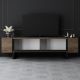 HANAH HOME TV komoda Yildiz, braon/crna - EP3057929