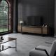HANAH HOME TV komoda Yildiz, braon/crna - EP3057929