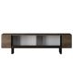 HANAH HOME TV komoda Yildiz, braon/crna - EP3057929