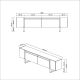 HANAH HOME TV komoda Yildiz, braon/crna - EP3057929